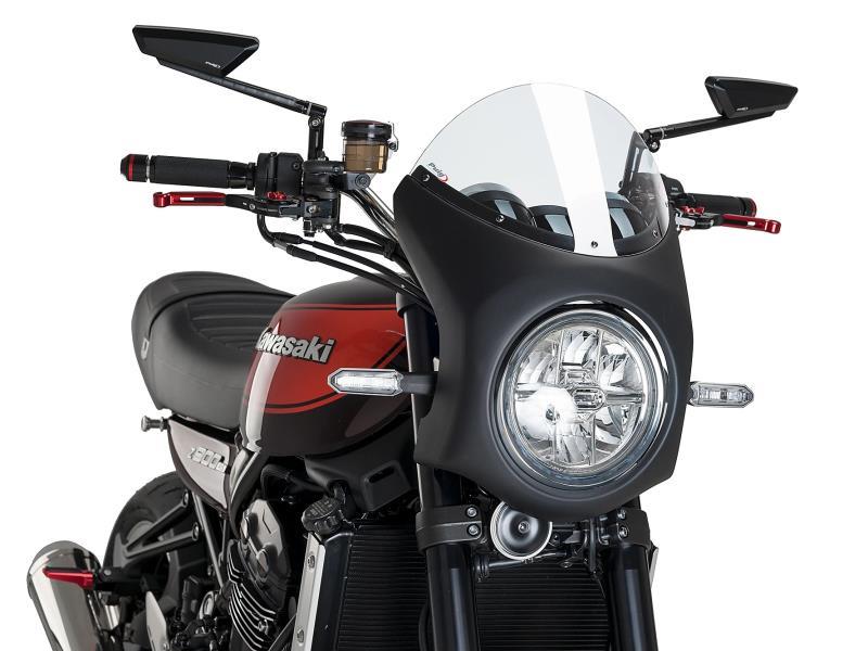 Puig Cupolino Kawasaki Z900RS 18/26 Semicarenato retro Nero / trasparente - cupolini e parabrezza