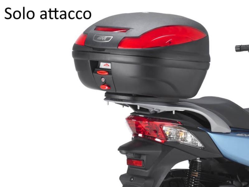 Givi E223 Attacco post per bauletto Honda SH 300 07 / 14 Nero - portapacchi e portavaligie