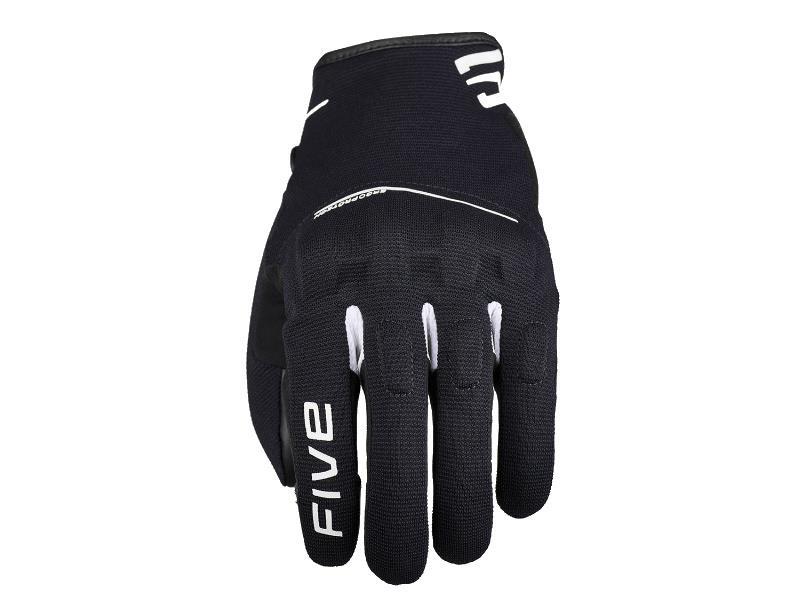 Five RS4 Evo guanti moto estivi Black / White - guanti in tessuto
