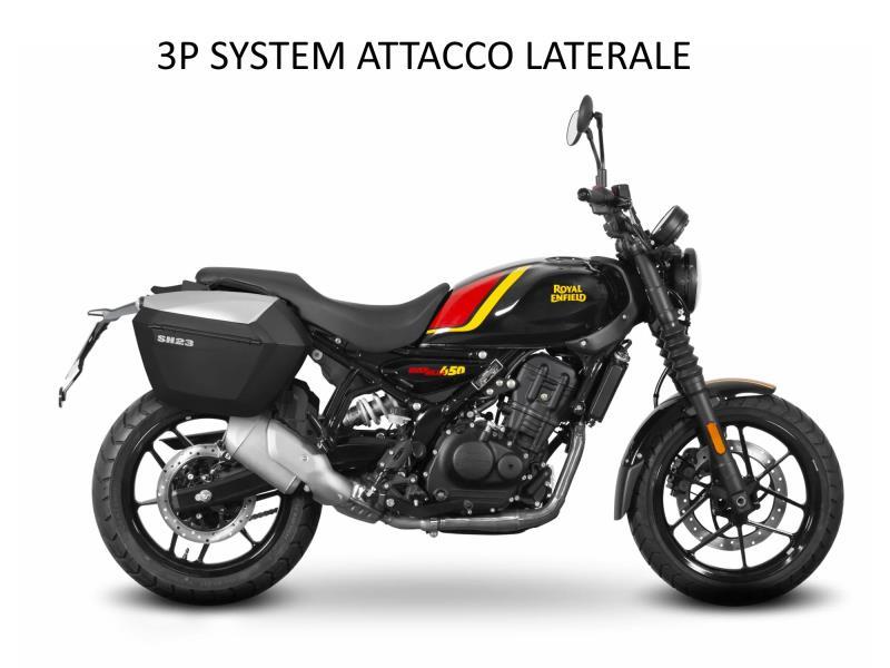 Shad 3P System porta valigie Royal Enfield Guerrilla 450 24/26 Nero - portapacchi e portavaligie