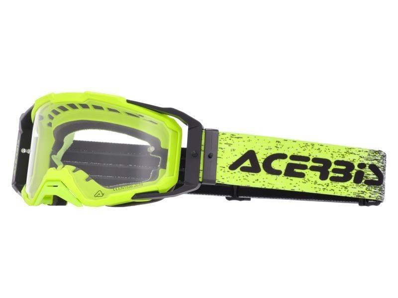 Acerbis Vitrion maschera moto cross 063 Fluo Yellow - maschere occhiali e lenti di ricambio