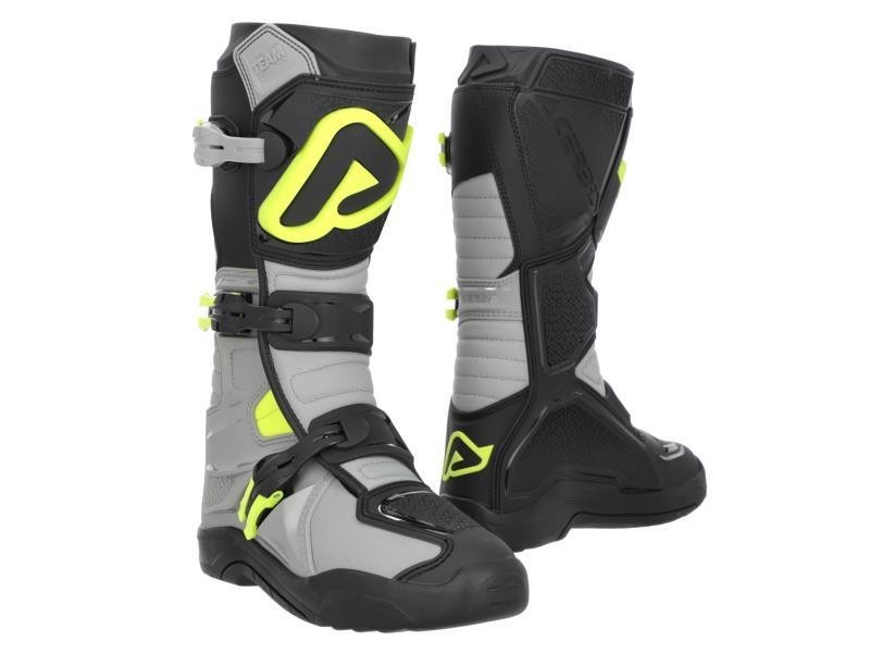 Acerbis X Team 2.0 stivali moto cross 444 Nero / Giallo Fluo - stivali