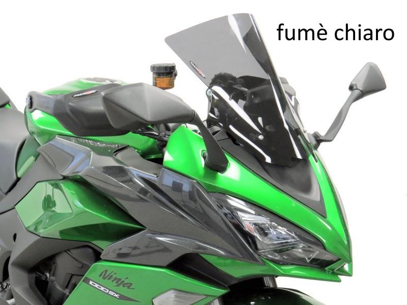 Powerbronze Cupolino Kawasaki Ninja 1000 / 1100SX Fumè chiaro / Airflow doppia bombatura - cupolini e parabrezza