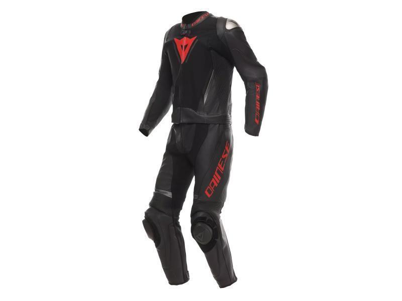 Dainese Demon Sprint tuta divisibile 2 pezzi Black / Black / Red Lava