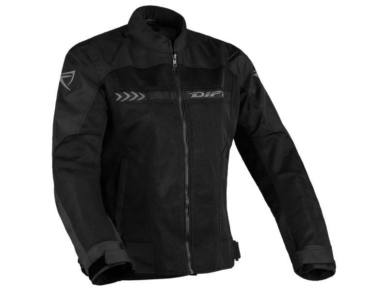 Difi Ibiza Air 2 kid giacca moto bambino estiva Nero - giacche in tessuto