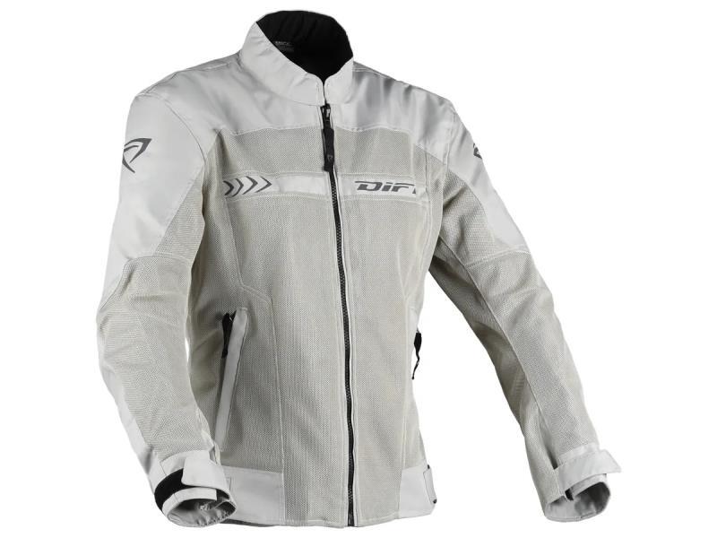 Difi Ibiza Air 2 kid giacca moto bambino estiva Grigio - giacche in tessuto