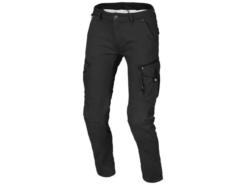 Macna Takar SHORT jeans cargo -10cm classe AA Black / Rinforzi Aramide - jeans moto