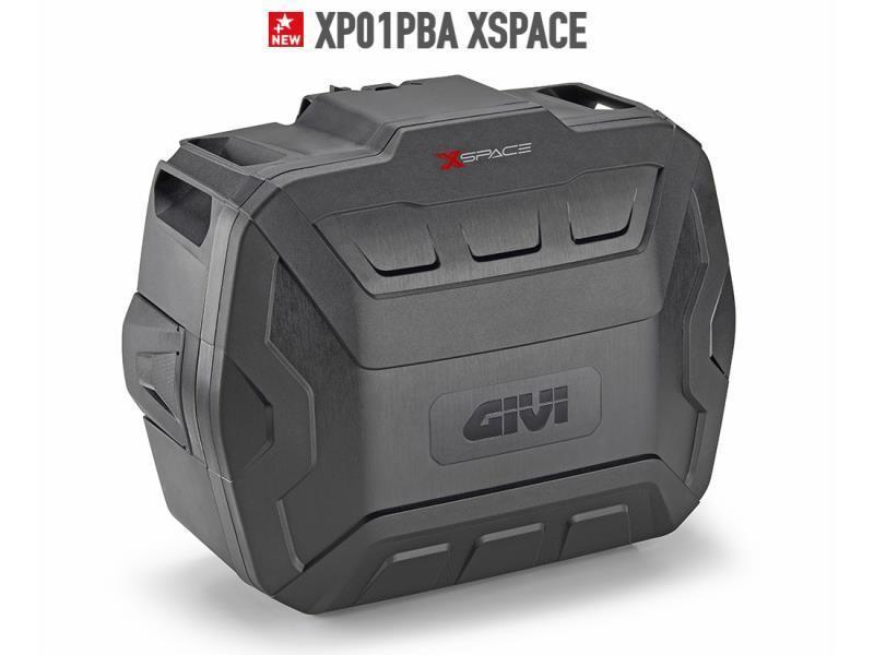 Givi XP01PBA valigia XSpace estensibile da 27 a 36l. Nero - bauletti e valigie