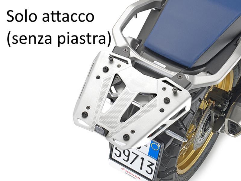 Kappa KR1201 attacco posteriore Honda XL 750 Transalp 23/26 Nero - portapacchi e portavaligie