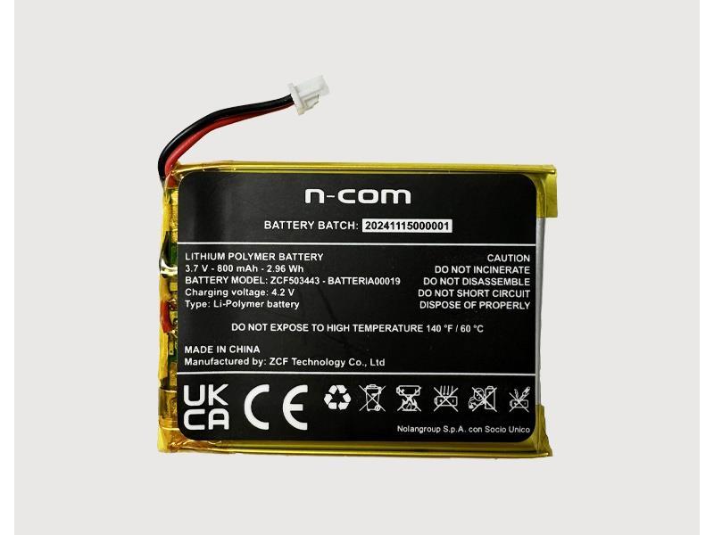 Nolan Batteria per Bluetooth N Com B602 Nero / Batteria 10 - ricambi interfono
