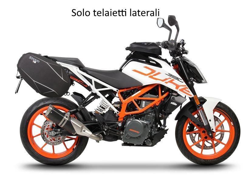 Shad K0DK17SE telaieeti lat per SE KTM Duke 125/390 17/23 Nero - portapacchi e portavaligie