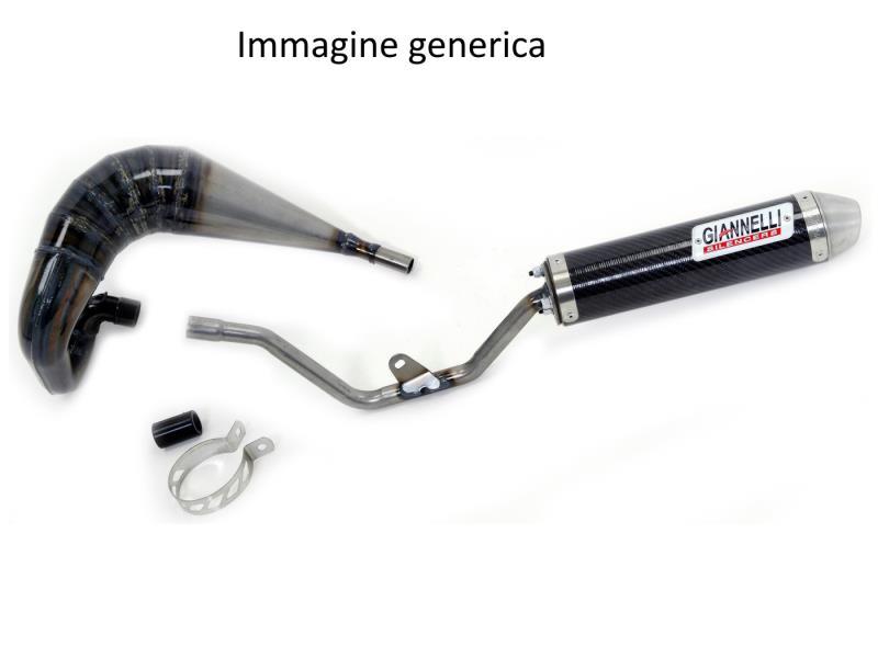 Giannelli Marmitta racing+silenziatore Beta RR 50 22/26 Silenziatore carbonio enduro/cross 2T - scarichi e terminali