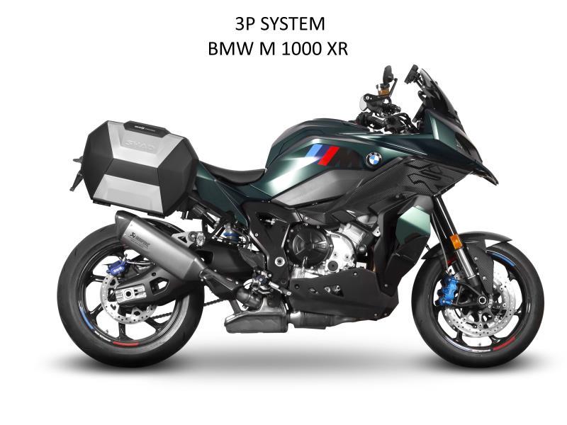 Shad 3P System porta valigie BMW M1000XR 24/26 Nero - portapacchi e portavaligie