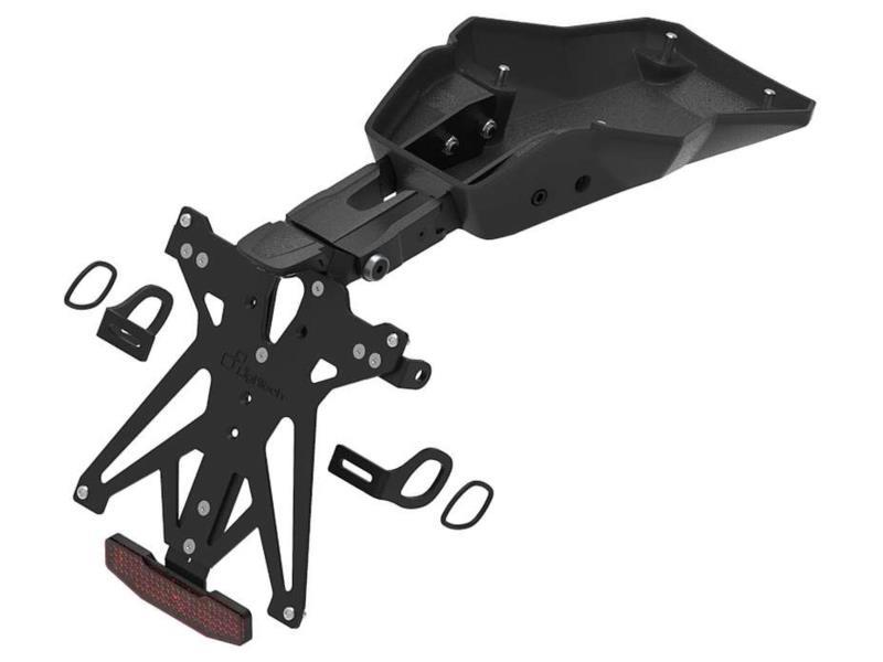 Lightech DU221 porta targa Ducati Multistrada V4 25/26 Nero - porta targa