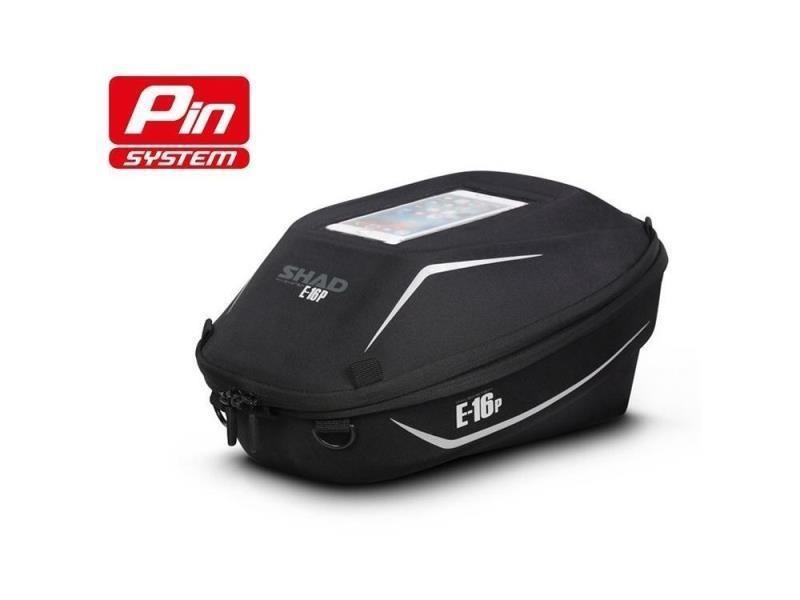 Shad SE16P PIN System borsa serbatoio con sistema di bloccaggio Nero 11-15litri - borse laterali 