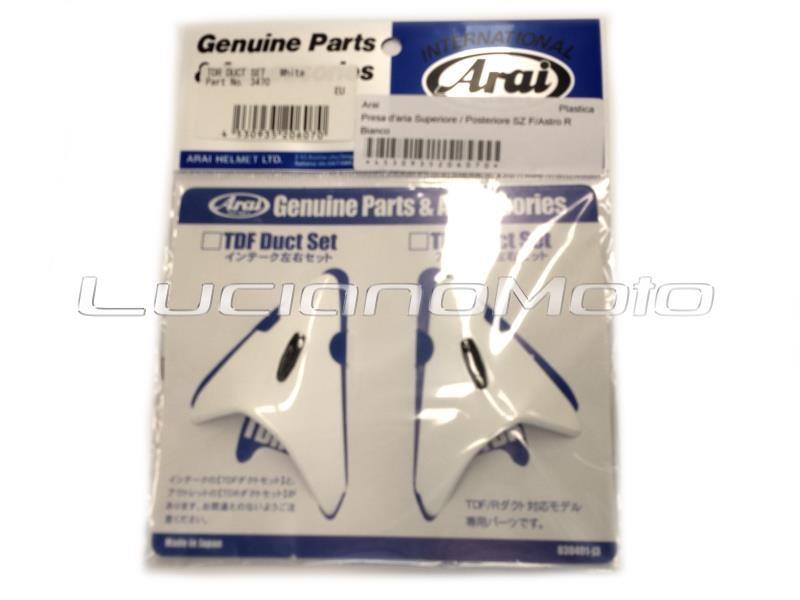 Arai Presa aria Superiore / Posteriore SZ F/Astro R Bianco - ricambi