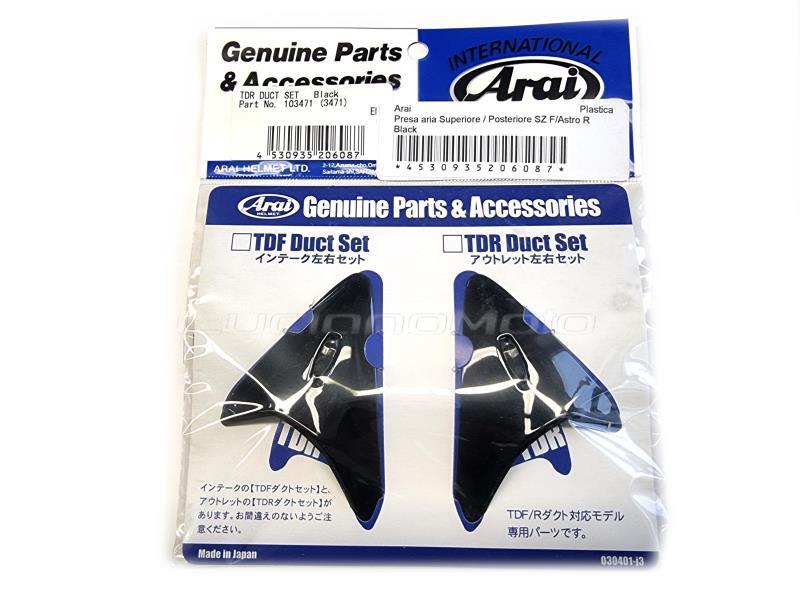 Arai Presa aria Superiore / Posteriore SZ F/Astro R Black - ricambi