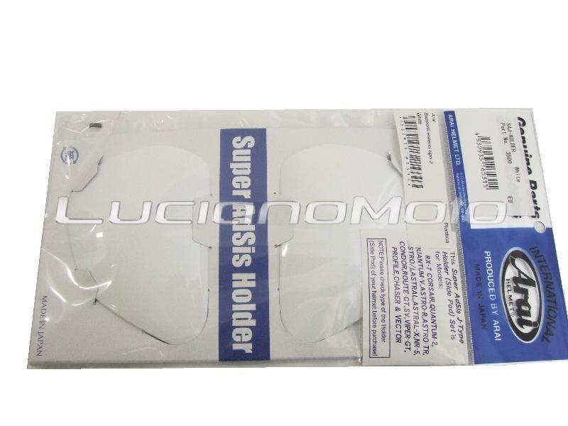 Arai Supporti esterni tipo J per RX-7GP/Corsair/Chaser/ Viper GT Bianco - ricambi