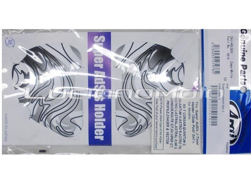 Arai Supporti esterni tipo J per RX-7GP/Corsair/Chaser/ Viper GT Camo White - ricambi