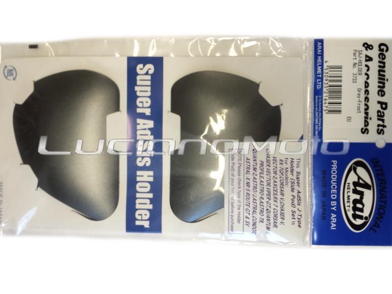 Arai Supporti esterni tipo J per RX-7GP/Corsair/Chaser/ Viper GT Frost Grey (Grigio Opaco) - ricambi
