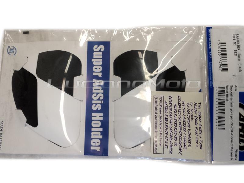 Arai Supporti esterni tipo J per RX-7GP/Corsair/Chaser/ Viper GT Racer Black - ricambi