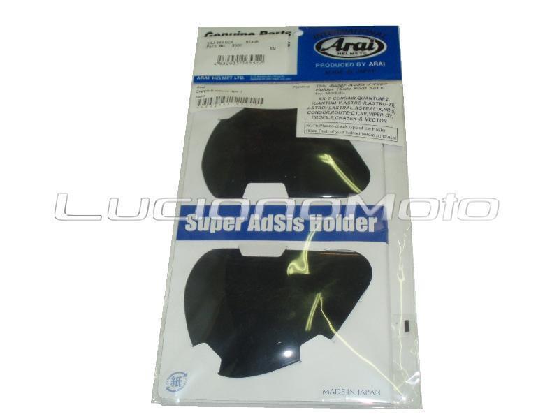 Arai Supporti esterni tipo J per RX-7GP/Corsair/Chaser/ Viper GT Nero - ricambi