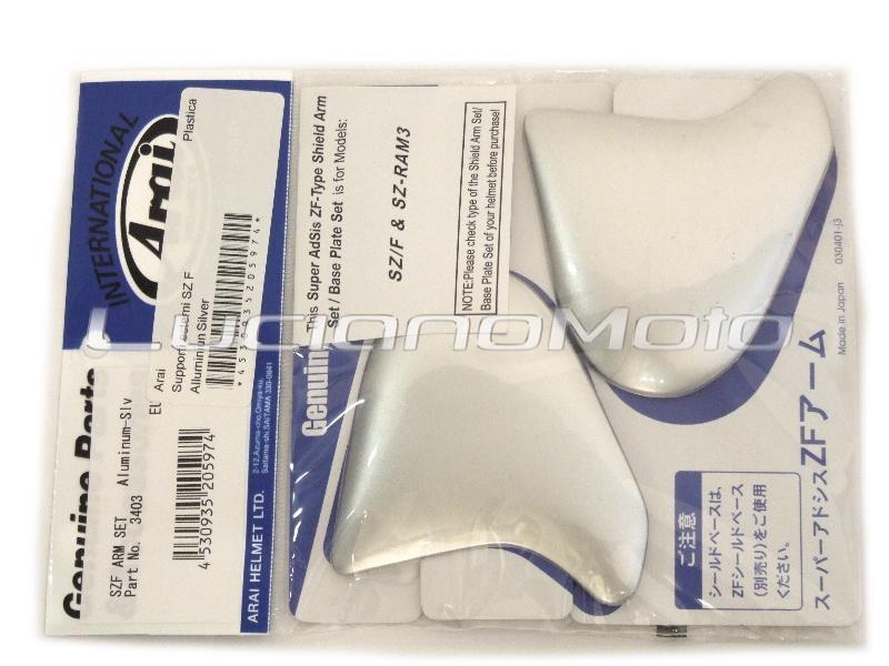 Arai Supporti esterni per casco Arai SZ F /  Ram3 Coppia Alluminiun Silver - ricambi