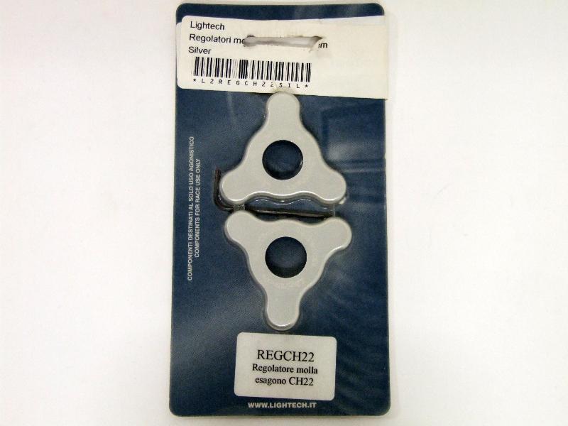 Lightech Regolatori molla forcella ch 22mm Silver - regolatori molle forcelle