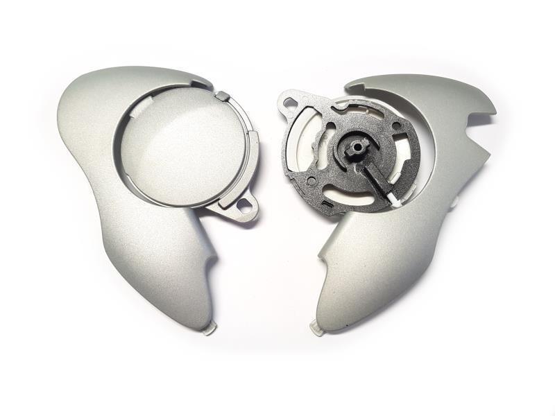 Nolan Meccanismo visiera (con VPS) N100 / N101 / X1001 / X1002 Flat Silver - ricambi