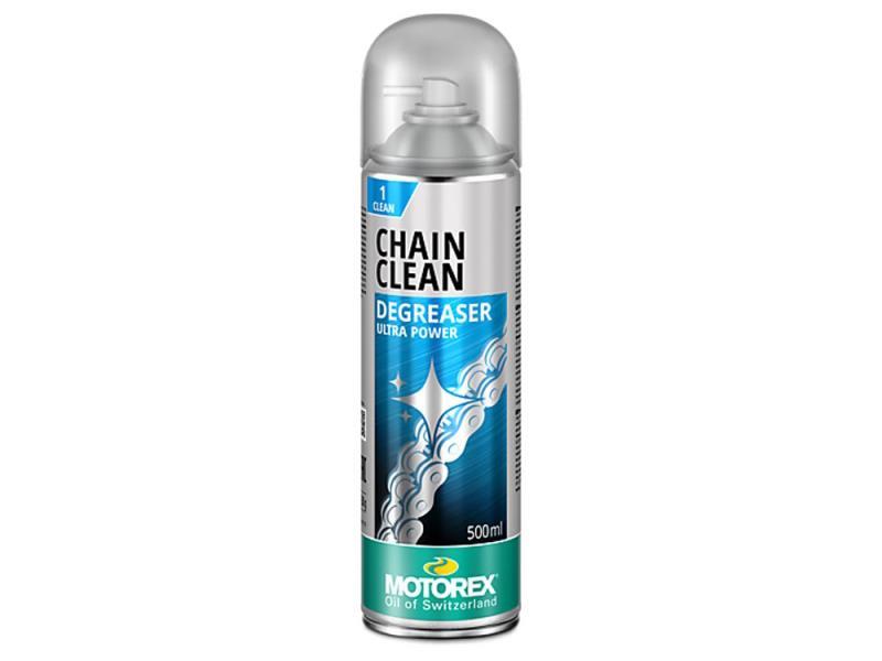 Motorex Chain Clean detergente spray per catene altamente efficace Spray 500 ml - lubrificanti e grasso catena