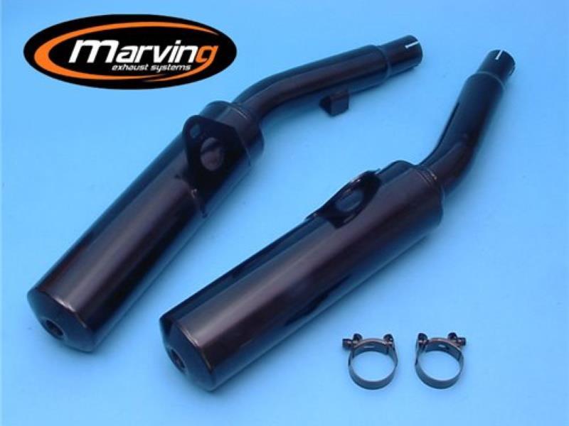 Marving Terminali scarico Yamaha FJ1200 88 / 89 Nero - scarichi e terminali