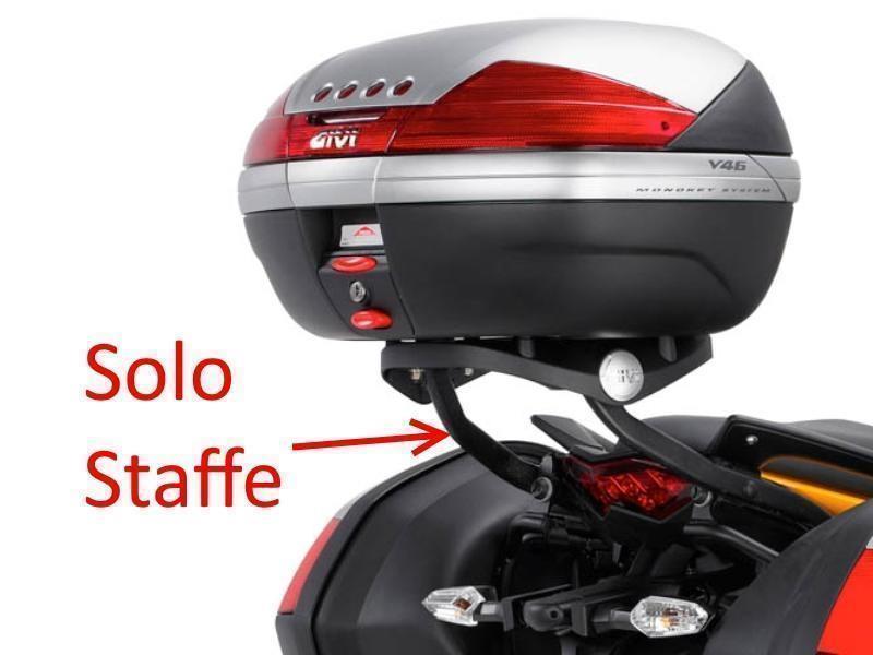 Givi 451FZ Staffe portapacchi Kawasaki Versys 650 10 / 14 Nero - portapacchi e portavaligie