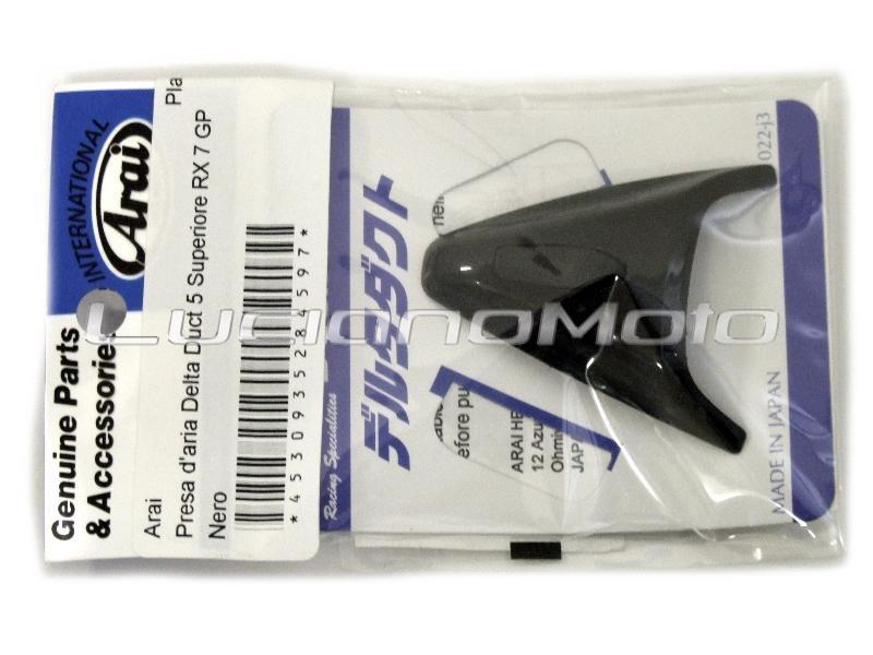 Arai Presa aria Delta Duct 5 Superiore RX 7 GP Nero - ricambi