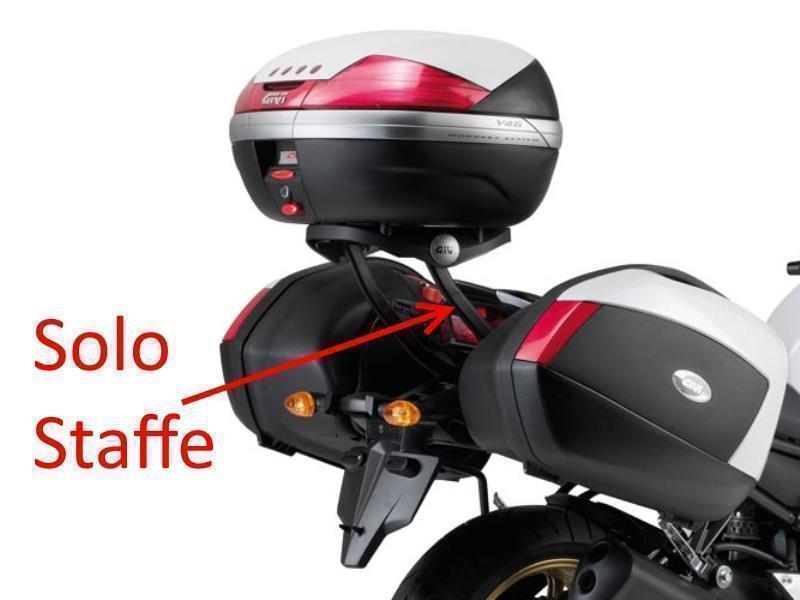 Givi 366FZ Staffe portapacchi Yamaha FZ8 /Fazer 800 10 / 15 Nero - portapacchi e portavaligie