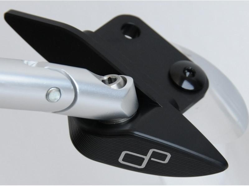 Lightech Coppia adattatori specchi Yamaha T Max 530 12 / 17 Nero - specchietti