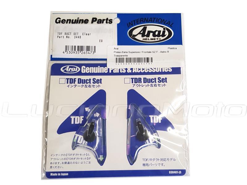 Arai Presa aria Superiore / Frontale SZ F - Astro R Trasparente - ricambi