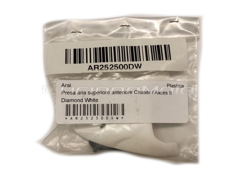 Arai Presa aria superiore anteriore Chaser / Axces II Diamond White - ricambi