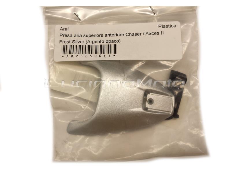 Arai Presa aria superiore anteriore Chaser / Axces II Frost Silver (Argento opaco) - ricambi