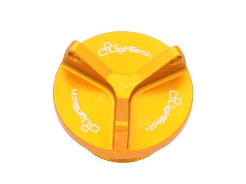 Lightech OIL011 Tappo olio M20 x 2,5 Z650 / Z800 / Z900 / Hypermot821 Oro / 3 linguette - tappi olio motore