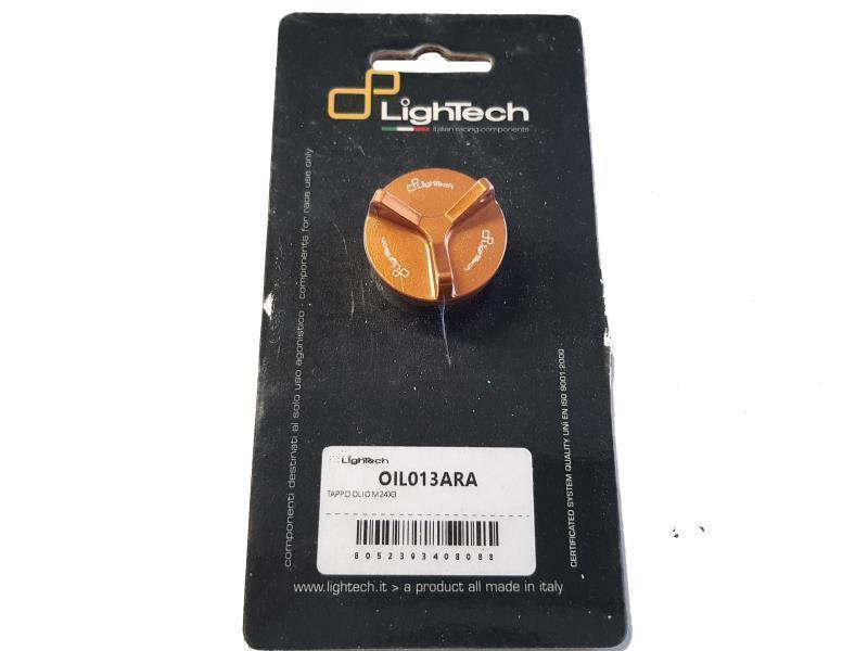 Lightech OIL013 Tappo olio Mv Agusta Brutale 800 M24 x 3/KTM Duke 790 OIL013 Arancio - tappi olio motore
