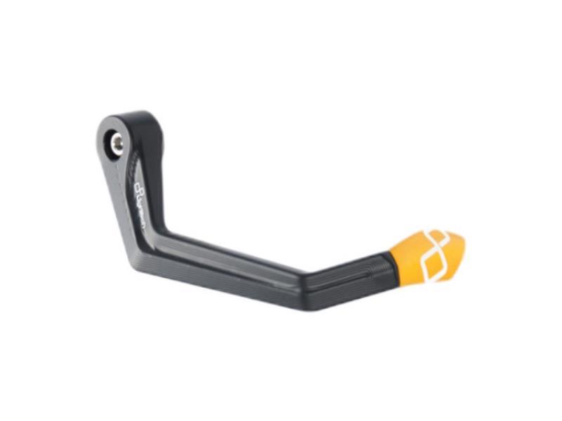 Lightech Protezione leva freno in allum con terminale colorato Oro / interasse 148mm - leve freno e frizione
