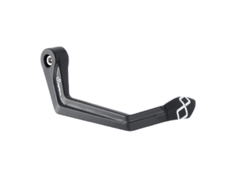 Lightech Protezione leva freno in allum con terminale colorato Nero / interasse 148mm - leve freno e frizione