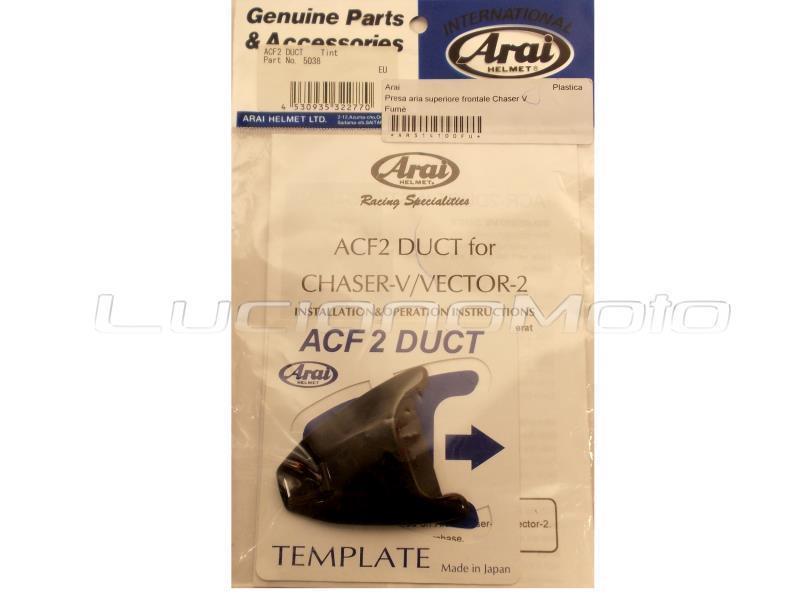 Arai Presa aria superiore frontale Chaser V Fumè - ricambi