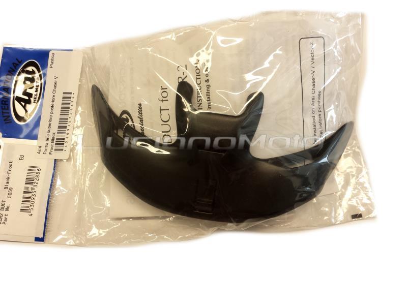 Arai Presa aria superiore posteriore Chaser V / Axces 3 Frost Black (nero opaco) - ricambi