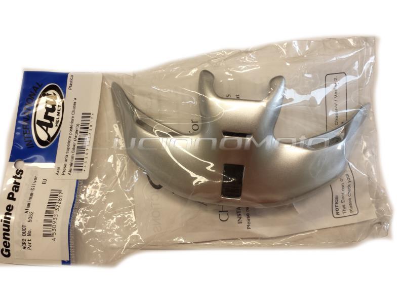 Arai Presa aria superiore posteriore Chaser V / Axces 3 Aluminium Silver (Argento) - ricambi