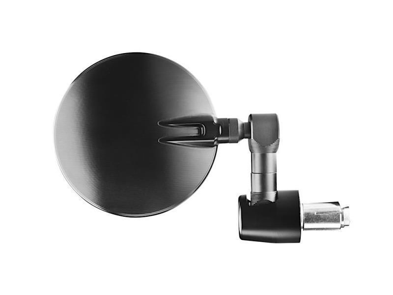 FAR Bar End specchio singolo da estremità manubrio cafè racer 7627 Nero - specchietti