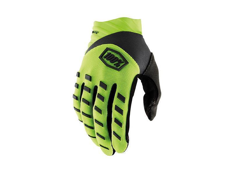 100% Airmatic guanti moto cross Yellow / Black - guanti cross