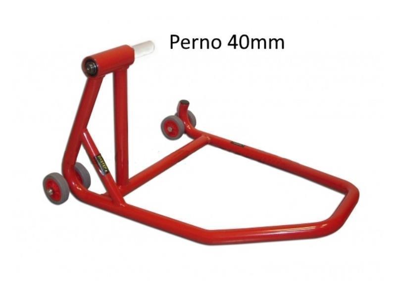 Bastef Cavalletto post monobraccio Ducati perno 40mm Rosso / perno 40mm - cavalletti moto