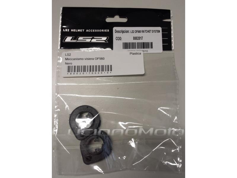 LS2 Meccanismo visiera OF560 Nero - ricambi