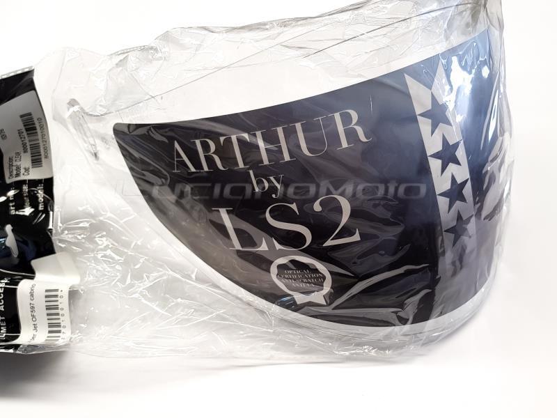 LS2 Visiera lunga per Jet OF597 cabrio trasparente - visiere